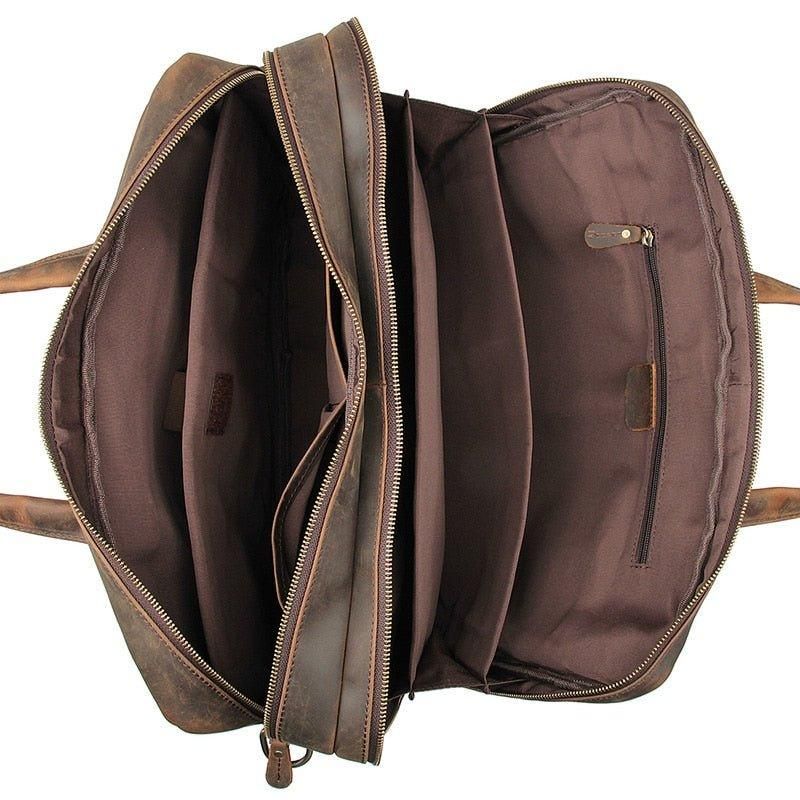 17 Tommers Vintage Skinnkoffert For Menn