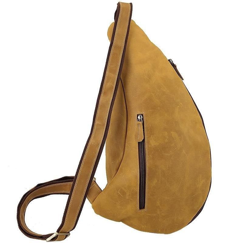 Crossbody-slyngeveske For Menn Vintage