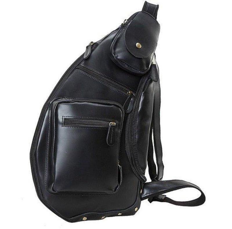 Crossbody-slyngeveske For Menn Vintage