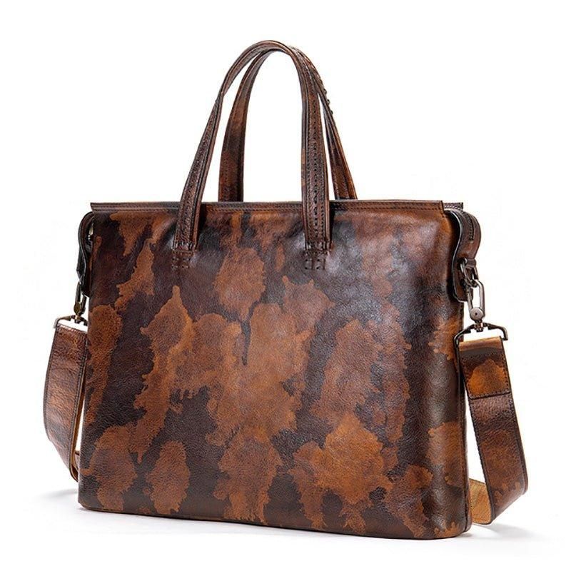 Vintage Luksus Skinnkoffert For Menn