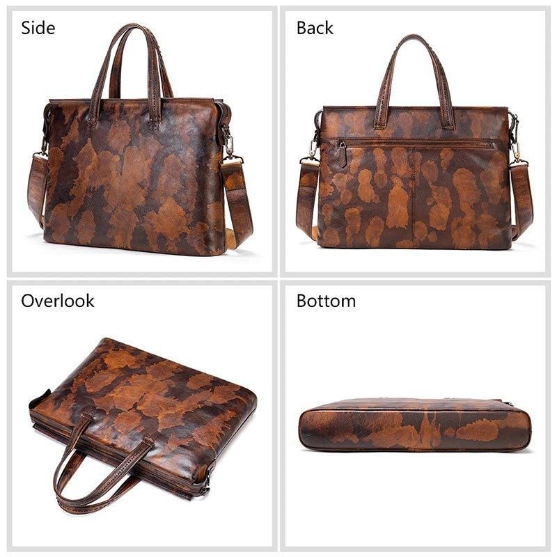 Vintage Luksus Skinnkoffert For Menn