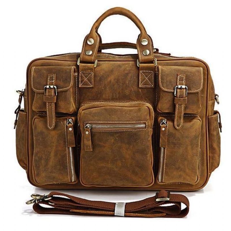 Vintage Skinnkoffert For Menn