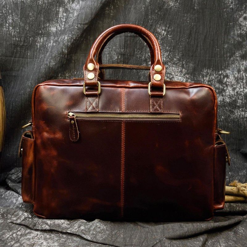 Vintage Skinnkoffert For Menn