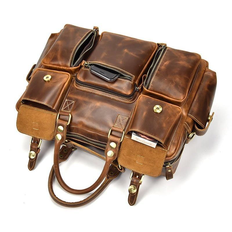 Vintage Skinnkoffert For Menn
