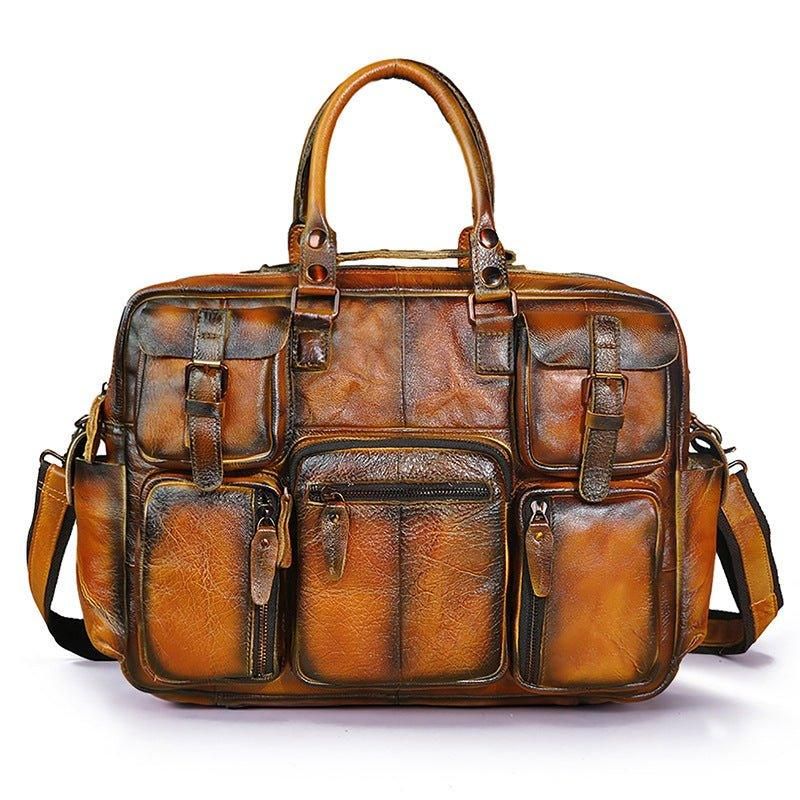 Vintage Skinnkoffert For Menn