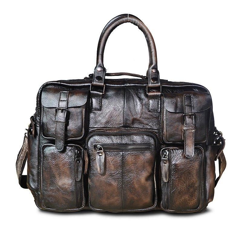 Vintage Skinnkoffert For Menn