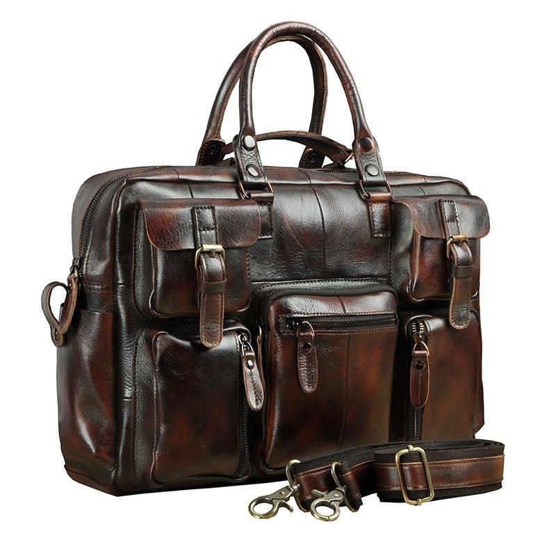 Vintage Skinnkoffert For Menn