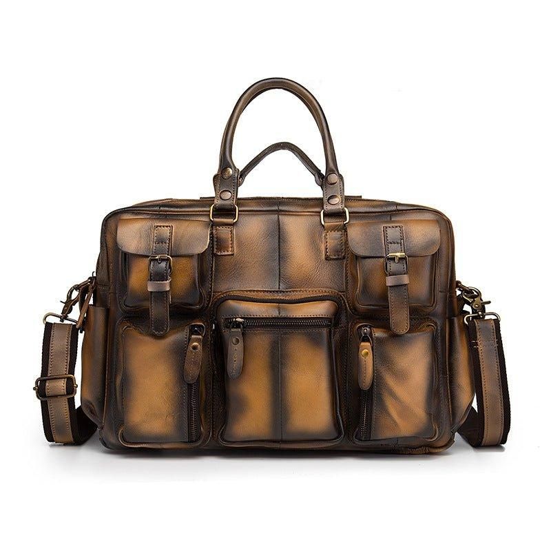 Vintage Skinnkoffert For Menn