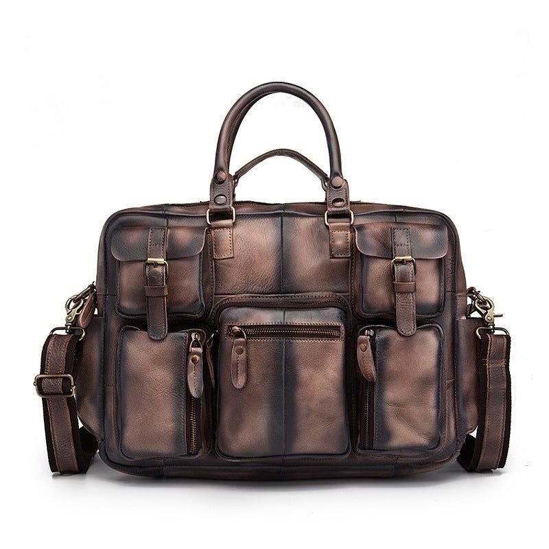 Vintage Skinnkoffert For Menn