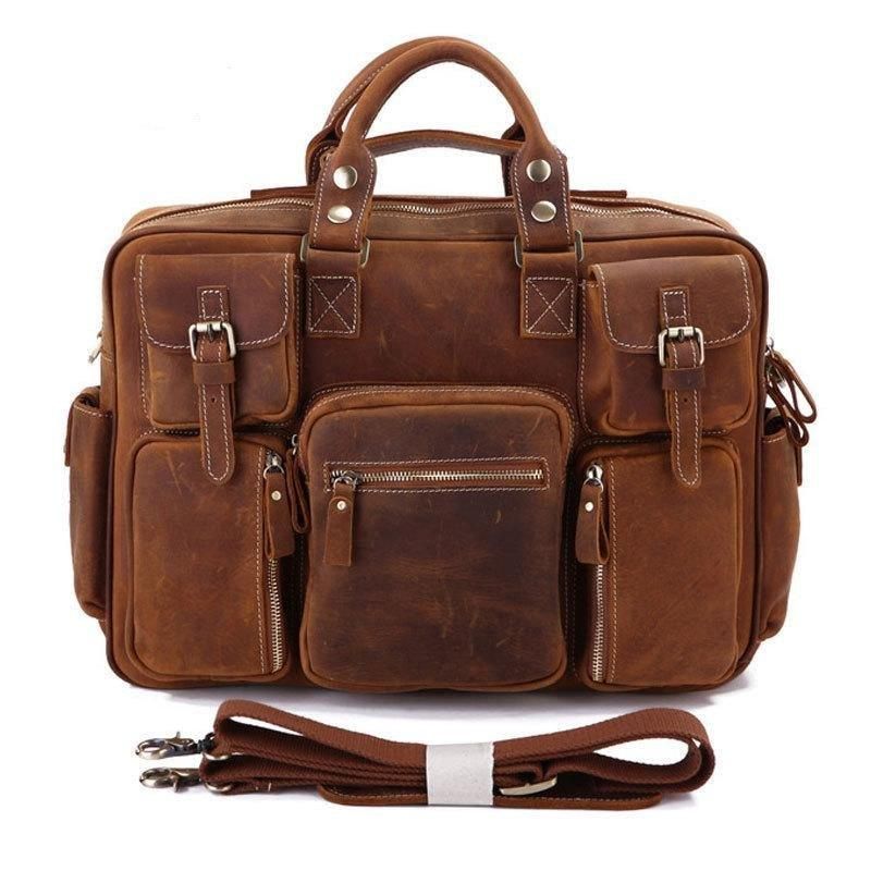 Vintage Skinnkoffert For Menn