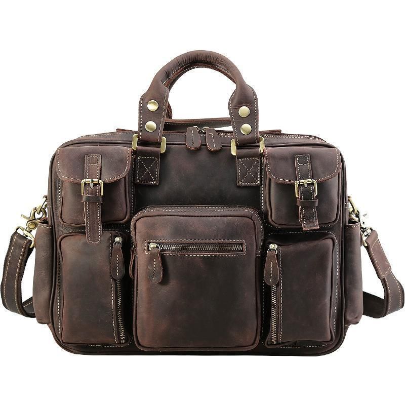 Vintage Skinnkoffert For Menn