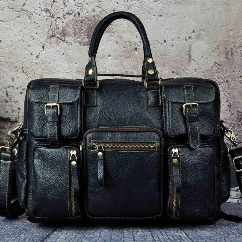 Vintage Skinnkoffert For Menn