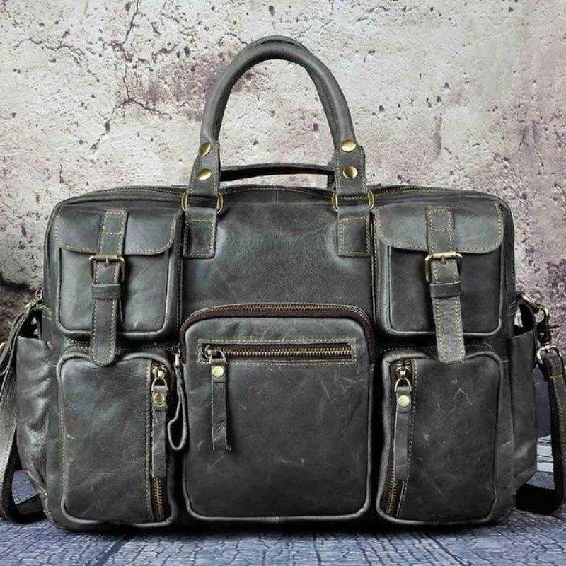 Vintage Skinnkoffert For Menn