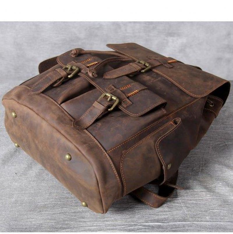 Vintage Skinnryggsekker Reise Med Vognhylse